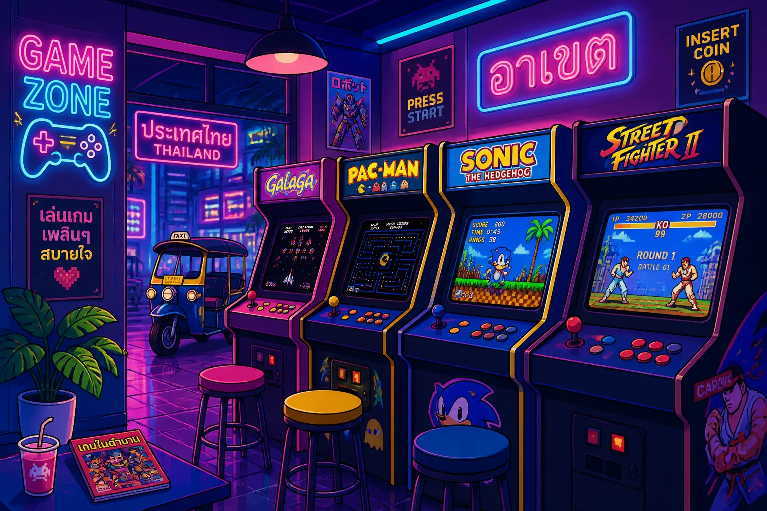 ย้อนวันวาน ยุคเกมตู้อาร์เคด