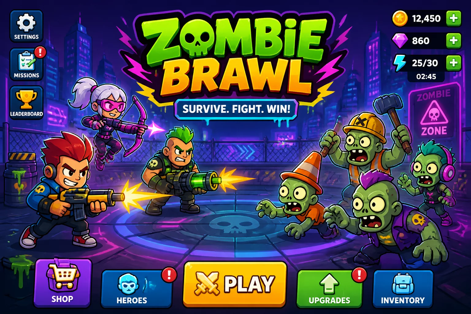 Zombies vs Berserk Fight